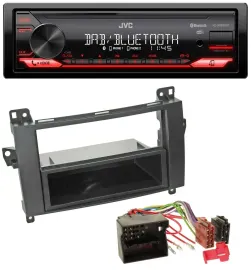 JVC Bluetooth USB DAB MP3 Autoradio für Mercedes A-Klasse 04-12 W169 C169