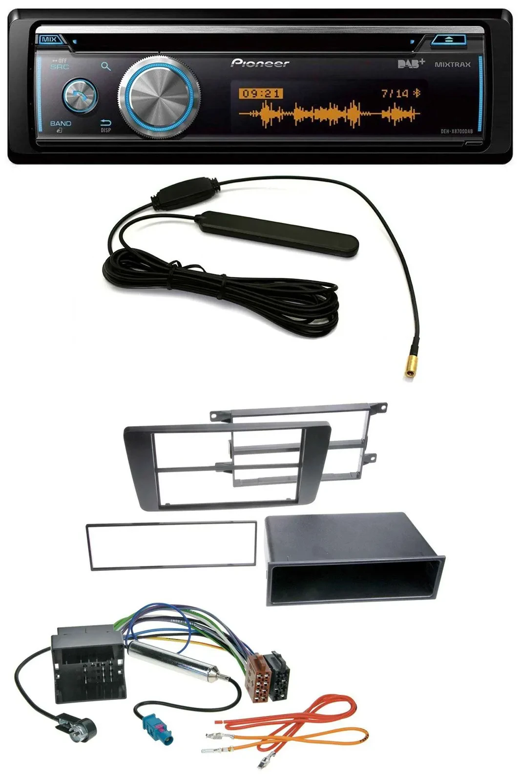 Pioneer CD USB Bluetooth DAB MP3 Autoradio für Skoda Octavia II 2004-2013 Yeti a