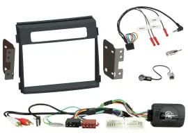 Einbauset Lenkradadapter Doppel DIN Autoradio für Kia Soul 2011-2014 AUX