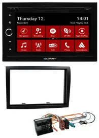 Blaupunkt MP3 DVD Bluetooth DAB 2DIN USB Autoradio für Citroen Jumper 06-11 schw