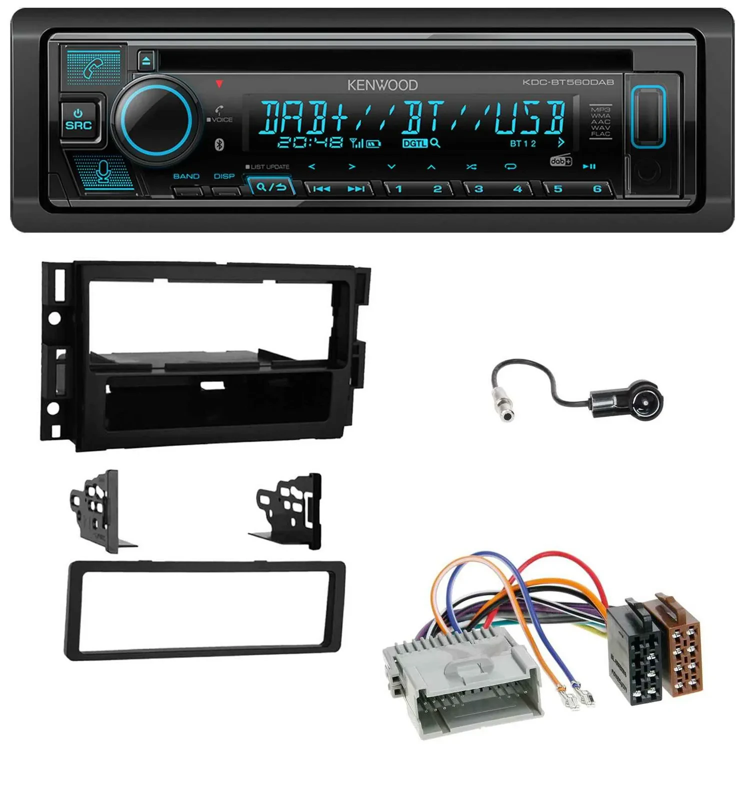 Kenwood Bluetooth DAB CD MP3 USB Autoradio für Buick Enclave 2008-2012 Lucerne 2