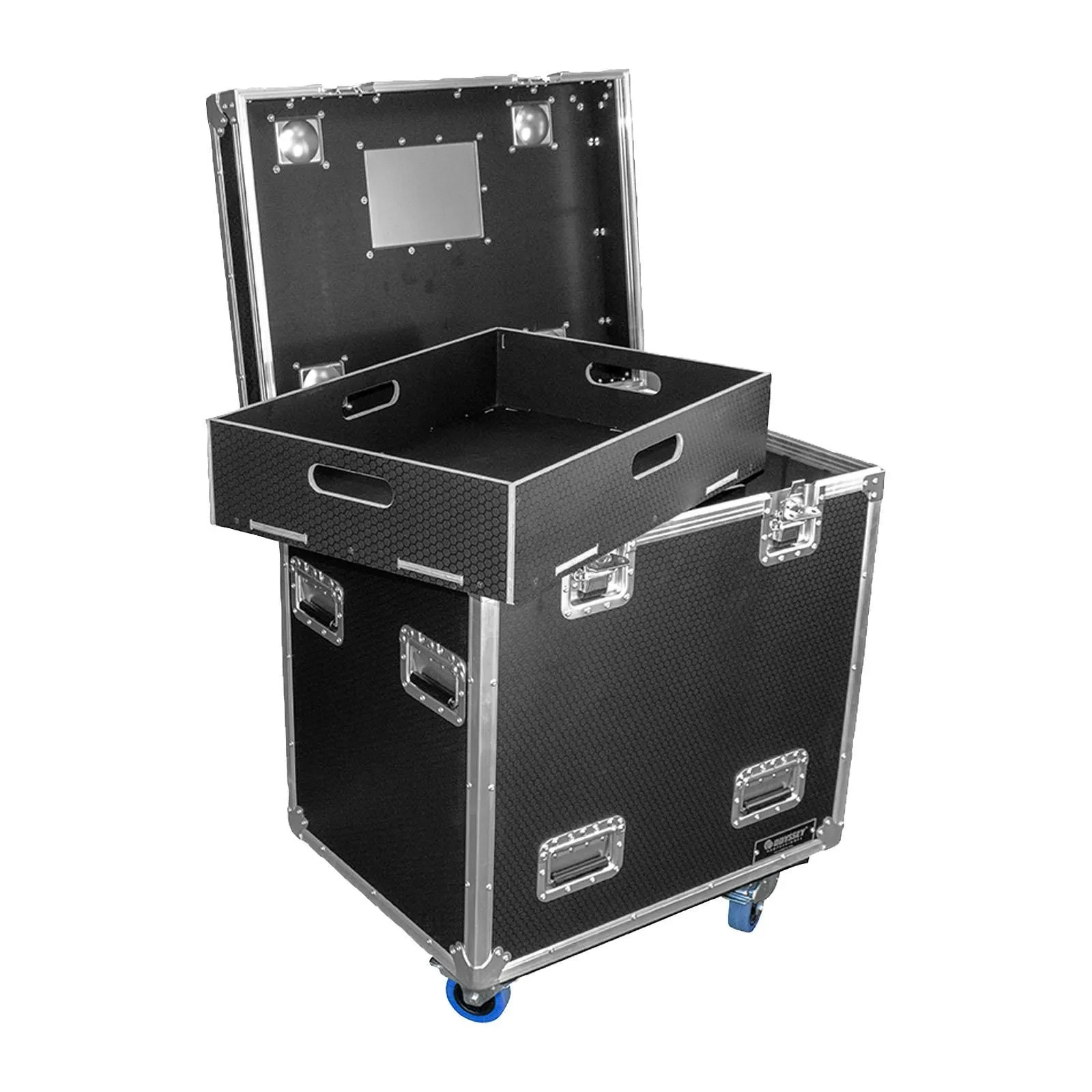 Odyssey OPT302236WPT1 30" x 22" x 36" Black Case with Caster Wheels idjnow