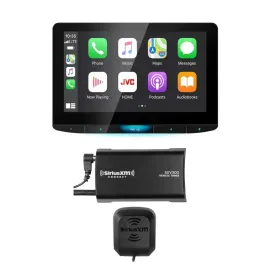 JVC KW-Z1000W 10.1" Double-DIN Touchscreen Receiver + SiriusXM SXV300v1