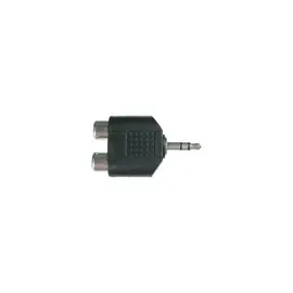 Hosa Technology GRM-193 Analog Audio Adaptor, Dual RCA to 3.5mm TRS #GRM193