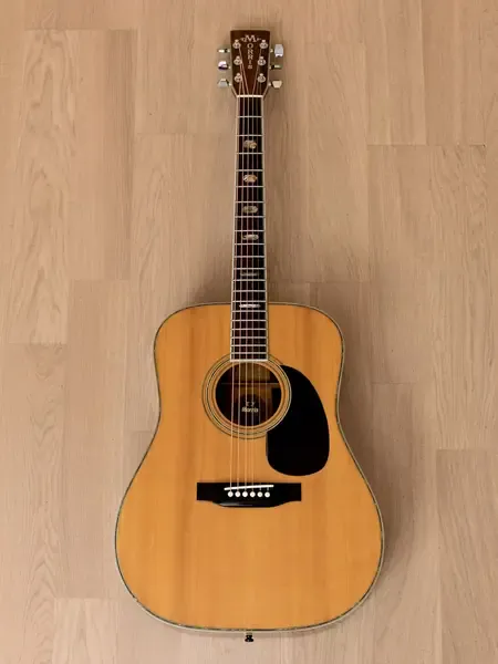 Акустическая гитара Morris W-60 Dreadnought Natural w/case Japan 1970s