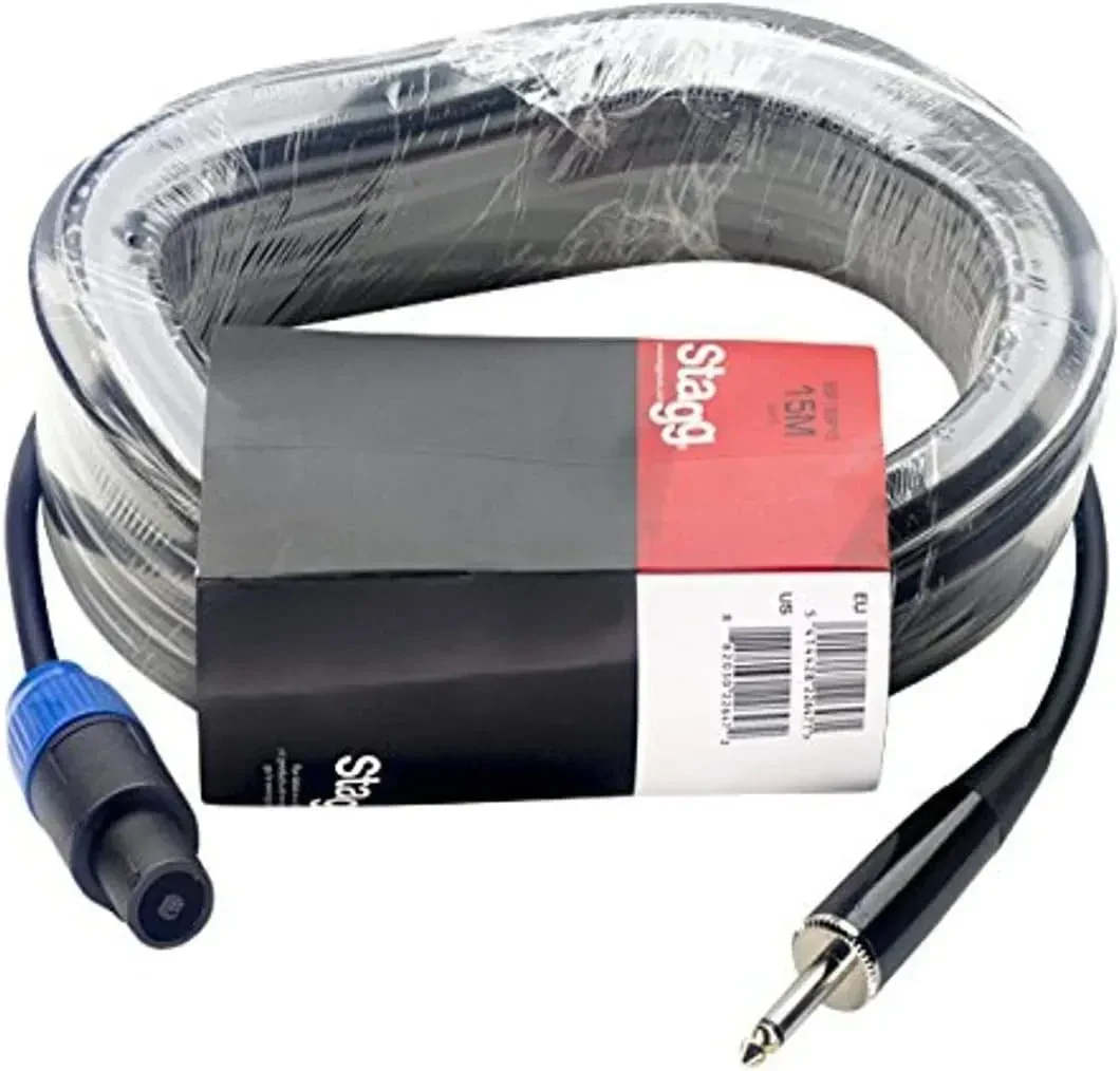 Кабель акустический для PA/DJ Stagg SSP15SP15 50 ft, speakON–1/4" plug