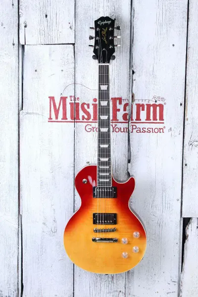 Электрогитара Epiphone Les Paul Modern Figured Magma Orange Fade