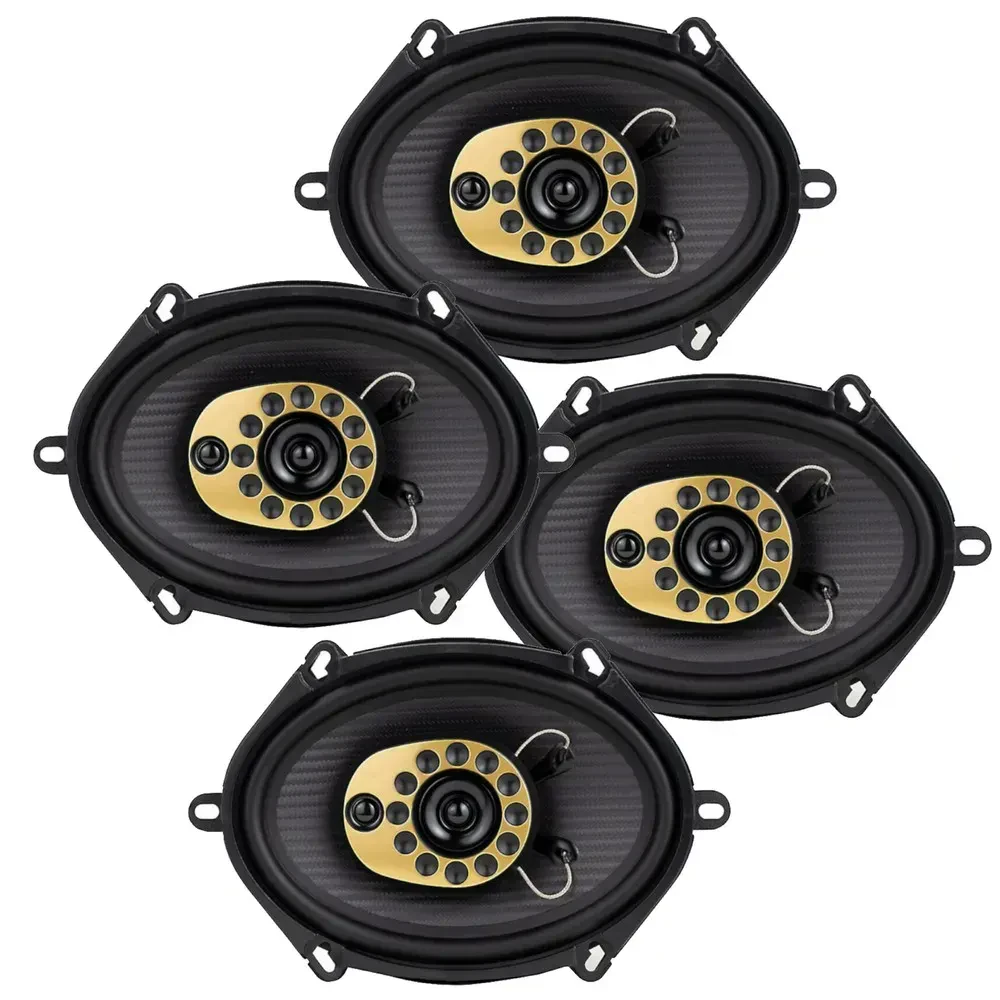 (2-Pairs) Jensen JS68T 200WRMS 5x7″ / 6x8″ Coaxial Car Speakers