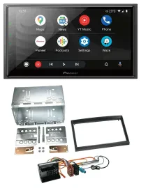Pioneer USB 2DIN DAB MP3 Bluetooth Autoradio für Peugeot Expert 207 307 Partner