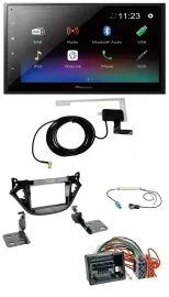 Pioneer DAB MP3 Bluetooth 2DIN USB Autoradio für Opel Adam Corsa E 2017-2019