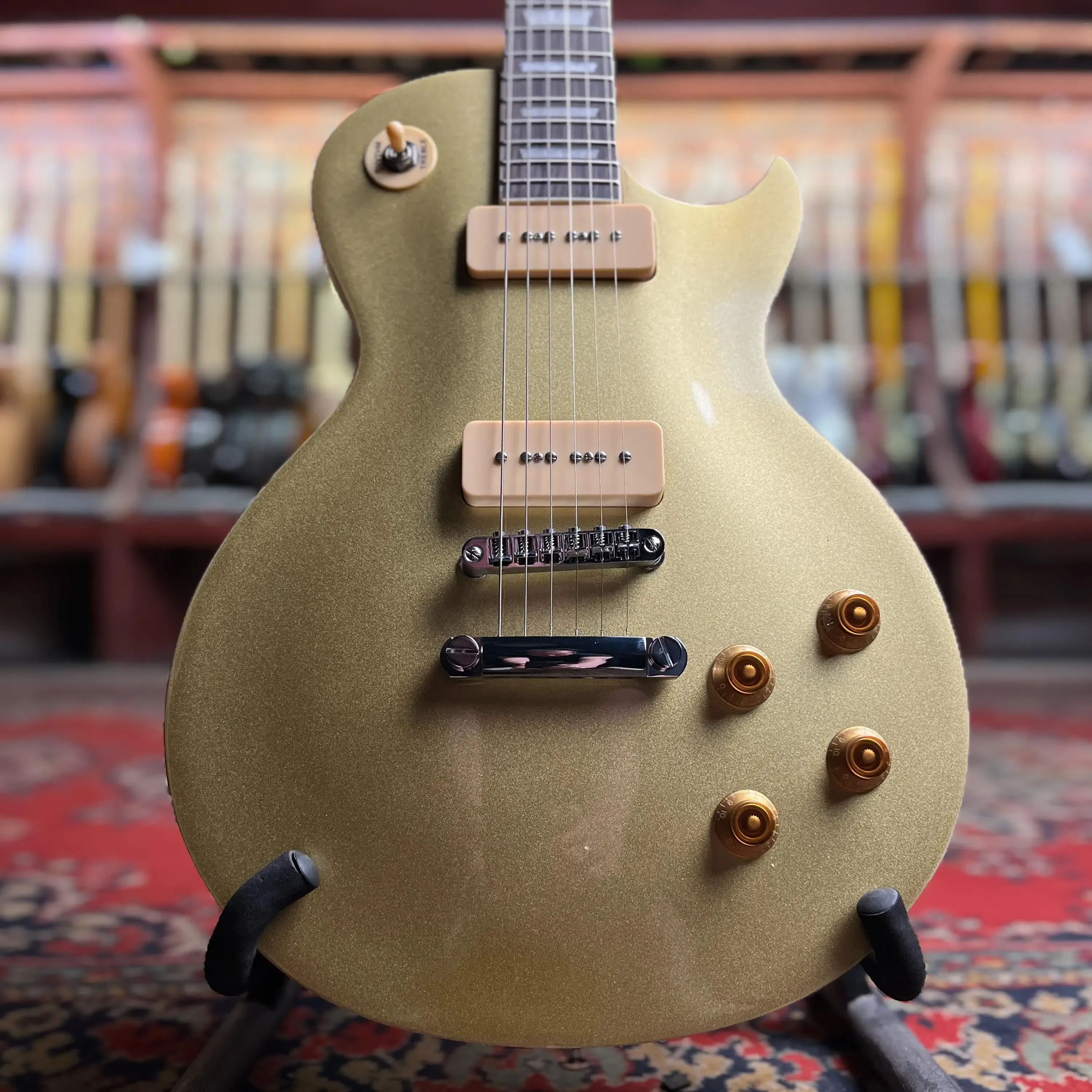 Электрогитара J&D Guitars LSC Les Paul P90 Gold 2026
