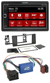 Blaupunkt Bluetooth DAB 2DIN USB DVD MP3 Autoradio für BMW X5 E53 5er E39 Rundpi