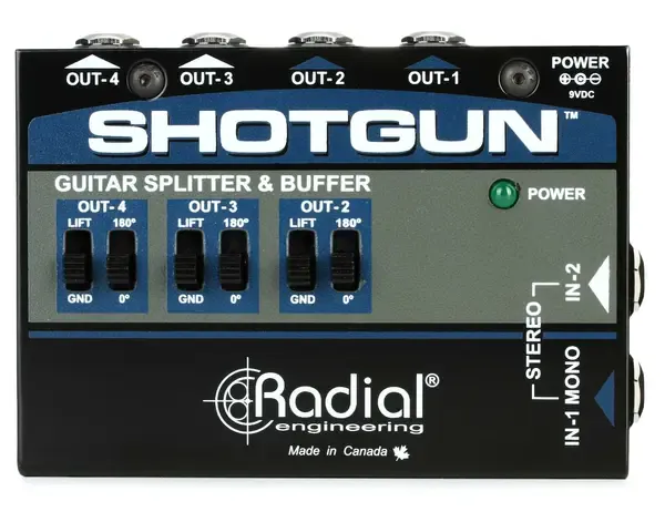 Radial Shotgun 4-channel Amp Driver