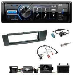 JVC Bluetooth Lenkrad USB DAB Autoradio für BMW 1er 2004-2013 E87