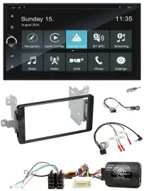 Blaupunkt 2DIN Lenkrad TMC Bluetooth USB DAB Navigation für Mitsubishi ab 2012 O