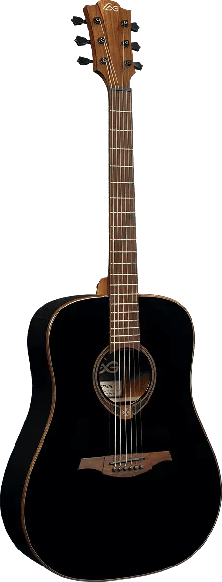 Акустическая гитара LAG Guitars T118D Black