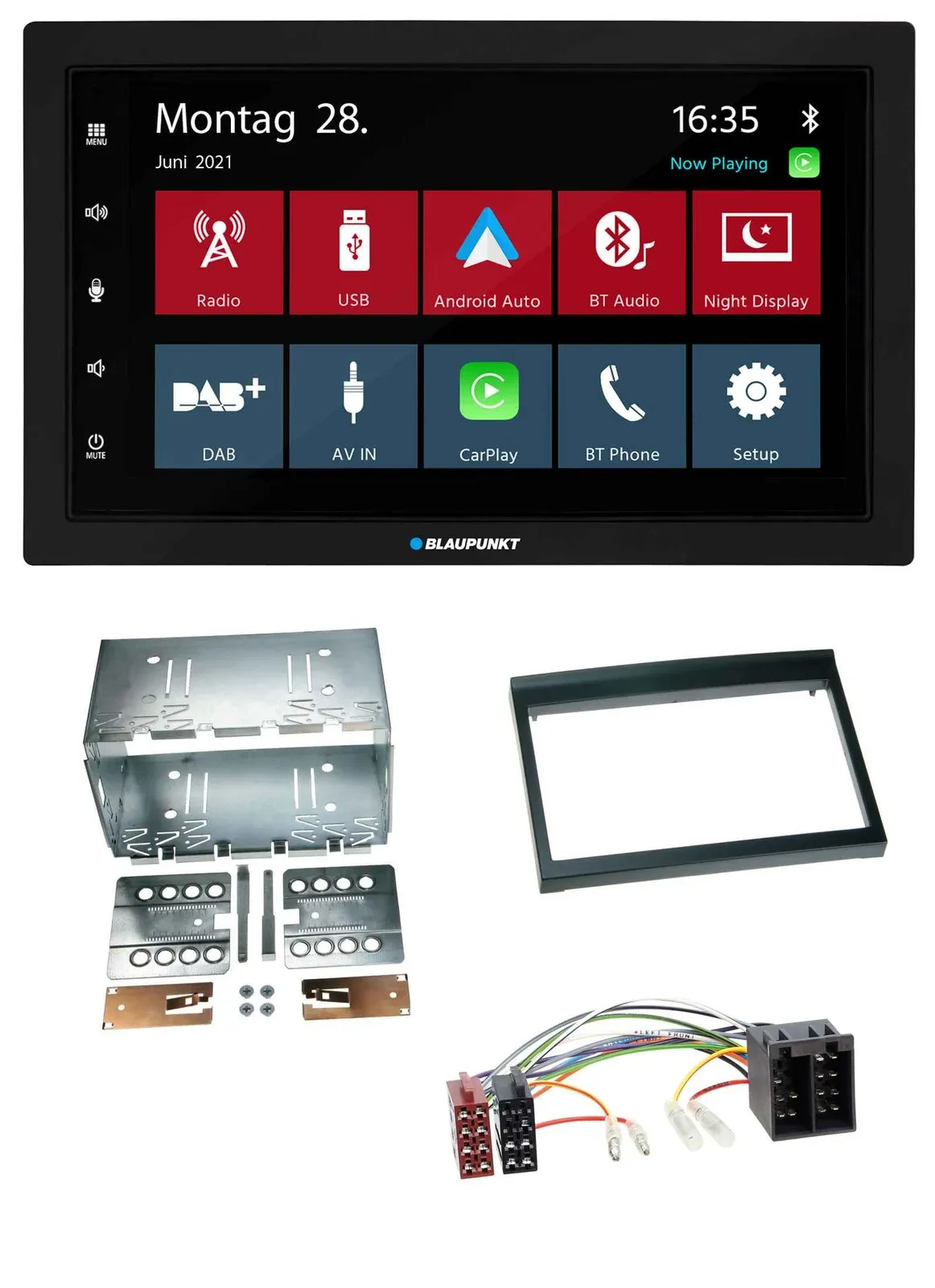 Blaupunkt MP3 Bluetooth DAB 2DIN USB Autoradio für Porsche Boxster 1996-2004
