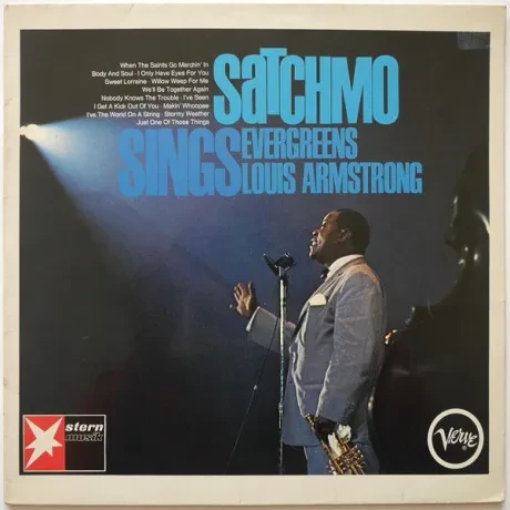 LOUIS ARMSTRONG - Satchmo Sings Evergreens (LP , Used)