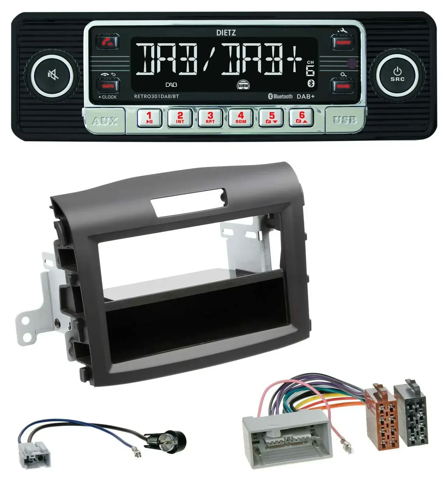 Автомагнитола для Honda CR-V (с 2013) Dietz USB DAB MP3 Bluetooth