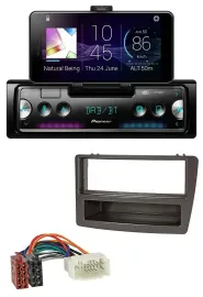 Автомагнитола для Honda Civic 2004–2006 (автоматический климат-контроль) Pioneer USB, MP3, Bluetooth, DAB, чёрная
