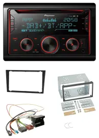 Pioneer 2DIN DAB MP3 Bluetooth USB CD Autoradio für Opel Corsa C Signum Vectra B