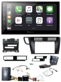 Pioneer Lenkrad Bluetooth DAB 2DIN USB Autoradio für Audi Q5 08-17 8R Infoadapte