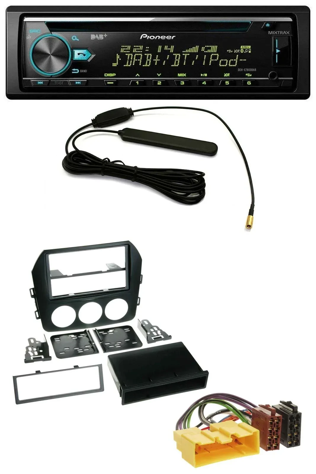 Автомагнитола для Mazda MX-5 (с 2008) Pioneer CD/MP3/AUX/DAB/USB