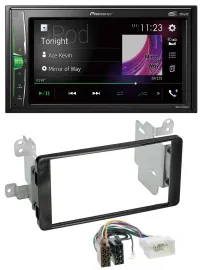Pioneer 2DIN MP3 DAB USB Bluetooth Autoradio für Mitsubishi Outlander ab 2012