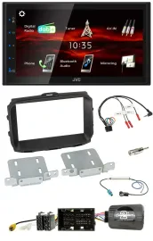 Автомагнитола JVC 2DIN, USB, Bluetooth, DAB для Alfa Romeo Giulietta (2013–2021)