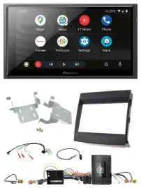 Pioneer USB 2DIN DAB Lenkrad Bluetooth Autoradio für Porsche Cayenne 11-16 Infoa