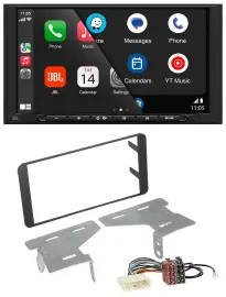 JBL USB 2DIN MP3 Bluetooth AUX Autoradio für Subaru BRZ (ab 2012)