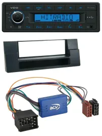 VDO Bluetooth AUX USB MP3 Autoradio für BMW 5er E39 X5 E53 Ablagefach Aktivsyste
