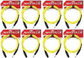 Коммутационный кабель Rockville RCXFB6Y Yellow 1.8 м (8 штук)