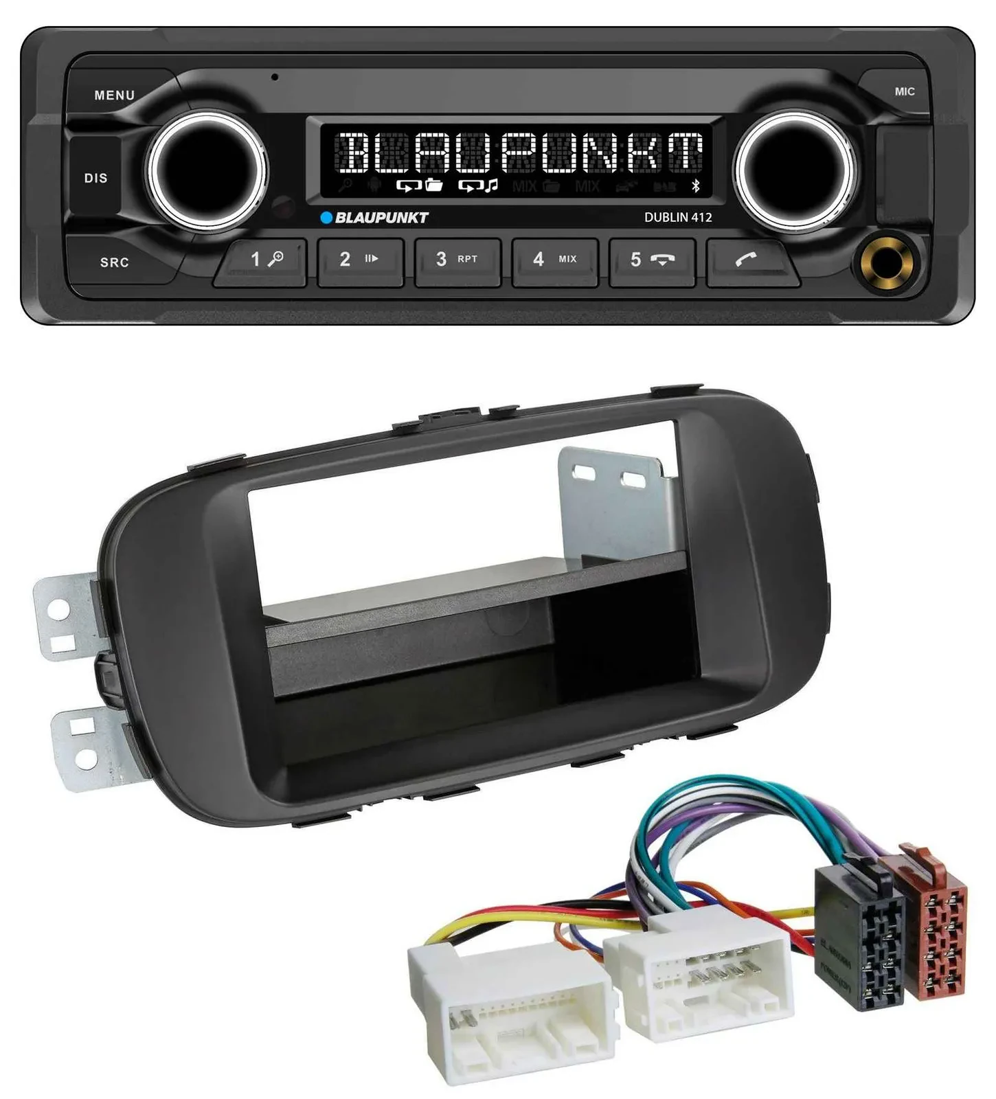 Автомагнитола для Kia Soul (PS с 2014) Blaupunkt MP3, Bluetooth, USB, AUX черный