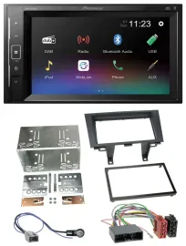 Pioneer DAB MP3 2DIN Bluetooth USB Autoradio für Honda CR-V RE5/RE6/RE7 06-12