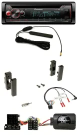 Автомагнитола Pioneer CD, USB, DAB, Bluetooth, поддержка управления на руле для Audi A3 8L (1996–2000)