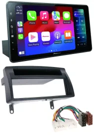 Автомагнитола для Toyota Corolla E12 2003–2008 Pioneer Bluetooth DAB MP3 USB темно-серая