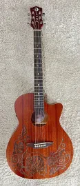 Luna Gypsy Mo'o Mahogany Acoustic Electric Guitar - Pre Production Prototype?