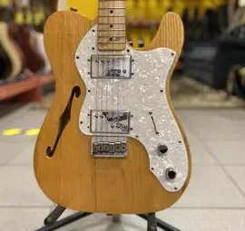 Электрогитара полуакустическая Fender Classic Series '72 Telecaster Thinline HH Natural Ash '2008 Mexico