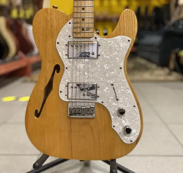 Электрогитара полуакустическая Fender Classic Series '72 Telecaster Thinline HH Natural Ash '2008 Mexico