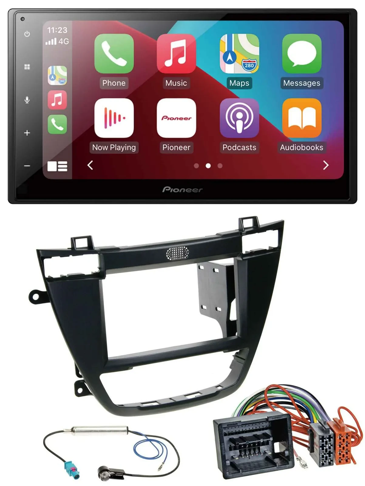 Автомагнитола Pioneer 2DIN USB MP3 DAB Bluetooth черный для Opel Insignia 2008–2013