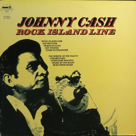 JOHNNY CASH - Rock Island Line (LP , Used)