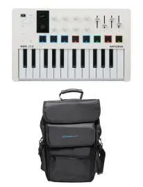Arturia Minilab 3 25-Key USB MIDI Music Production Keyboard Controller+Backpack
