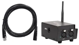 American DJ WIFI NET 2 ArtNet /sACN XLR RJ45 2.4G 2 Port Wireless Node+DMX Cable