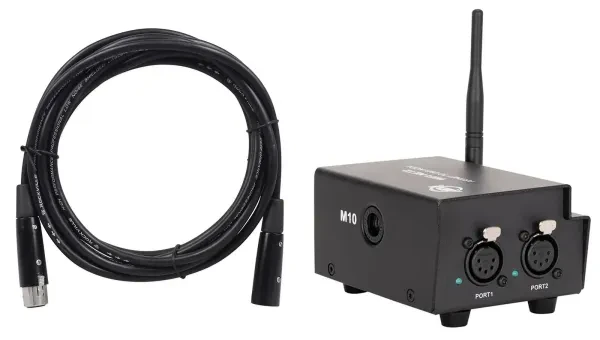 American DJ WIFI NET 2 ArtNet /sACN XLR RJ45 2.4G 2 Port Wireless Node+DMX Cable