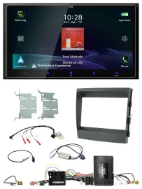 JVC USB Bluetooth 2DIN DAB Lenkrad Autoradio für Porsche Panamera 09-16 Infoadap