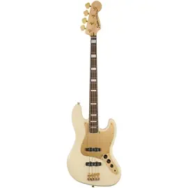 Бас-гитара Fender Squier 40th Anniversary Gold Edition Jazz Bass Olympic White