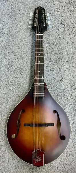 The Loar Model LM-110-BRB Honey Creek Hand-Carved A-Style Mandolin in Brownburst