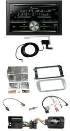 Pioneer CD USB Lenkrad Bluetooth 2DIN DAB Autoradio für Ford Mondeo S-Max 07-14