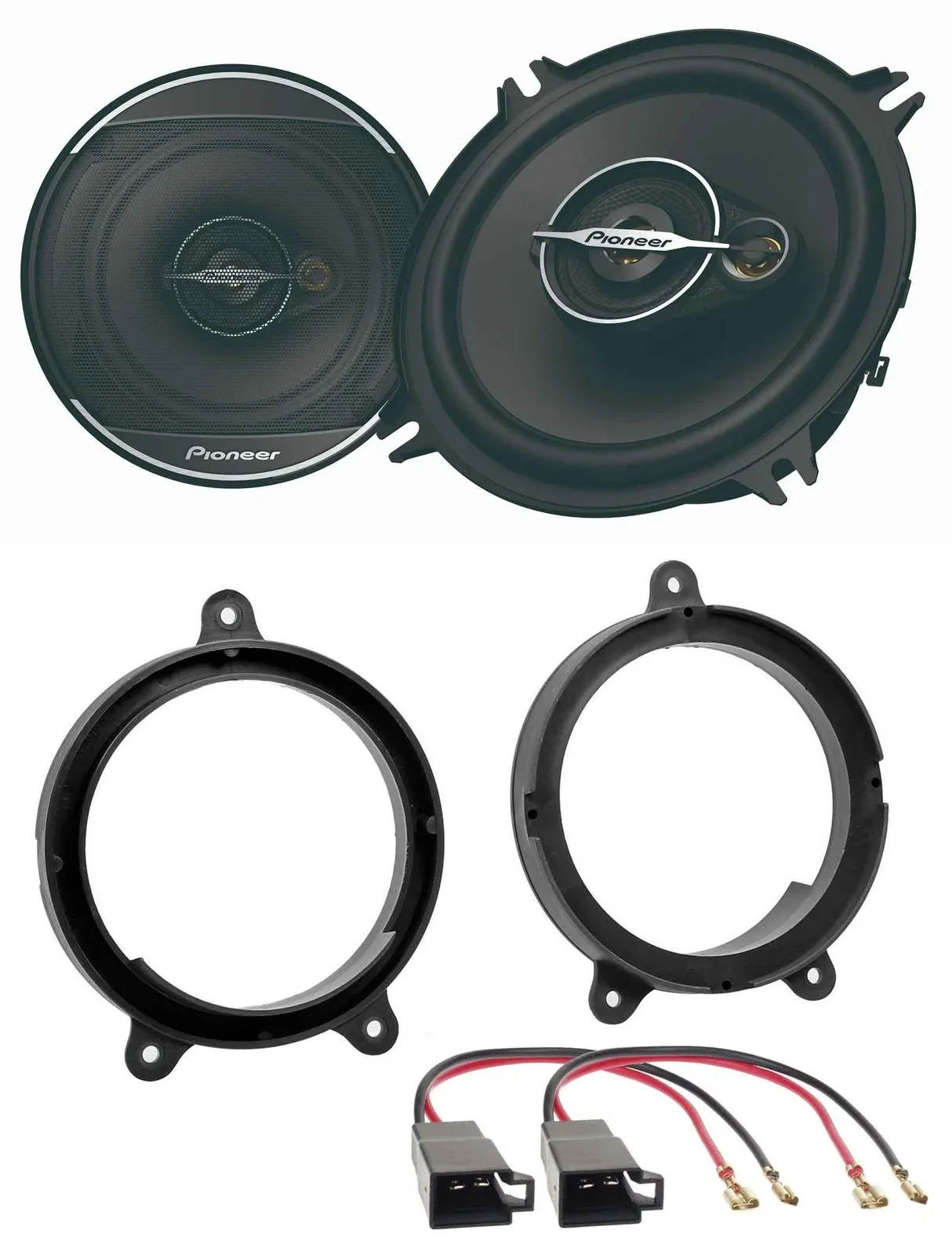 Pioneer 13cm 3-Wege 300Watt Lautsprecher für Renault Twingo ab 07 Fronttür Auto